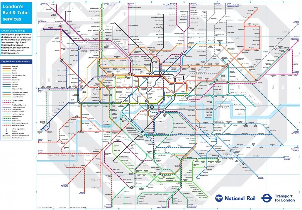 London Underground Downloadable Map 2012