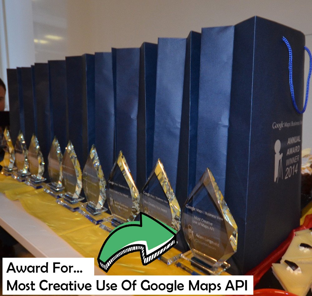 Google Award - Most Creative Use Of Google Maps API