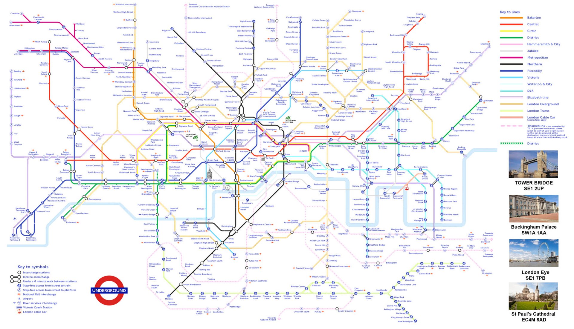 London Tube Map 2023 Download
