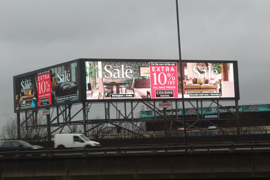 M6 Junction 9 Display Advertising