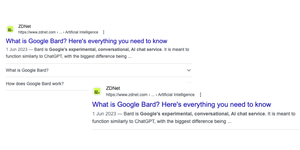 Google Update removes FAQs from mobile search results