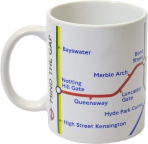 Licensed Official TFL London Underground™ Tube Map Mug White