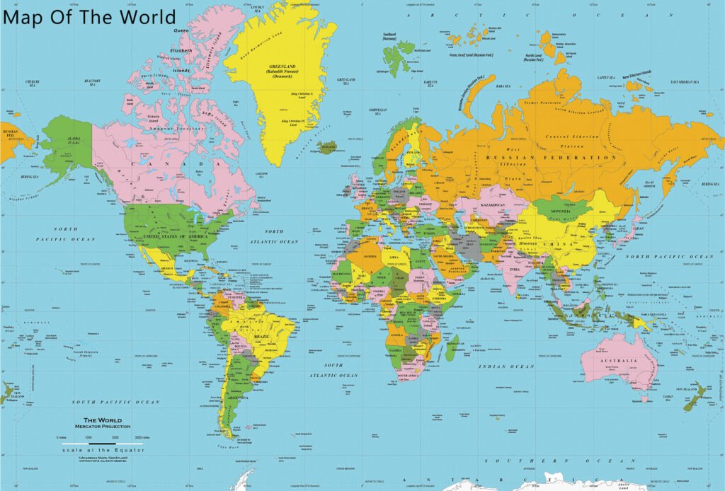 Map of the World 2024