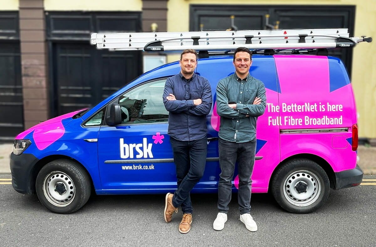 brsk CEO Giorgio Iovino and COO Ian Kock